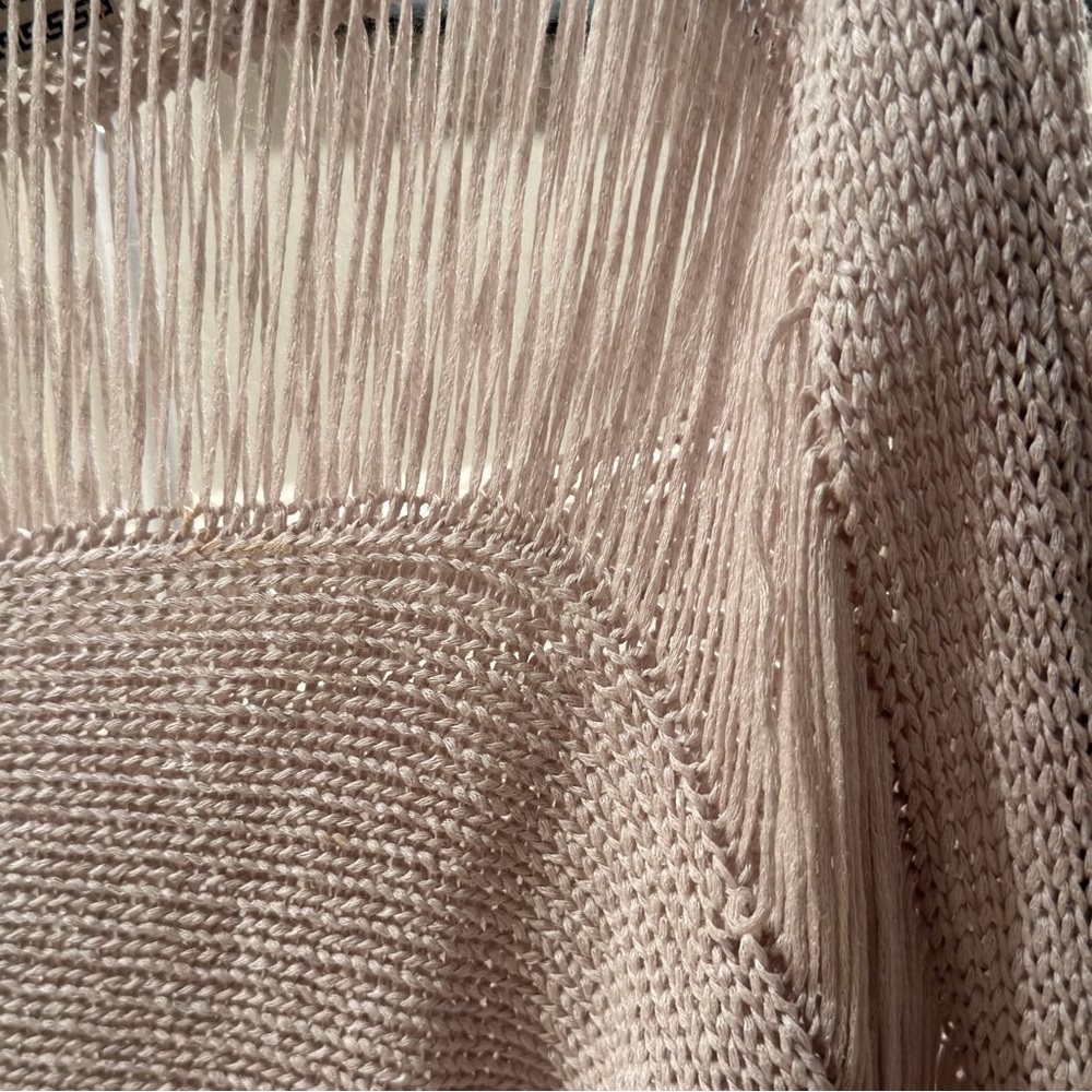 Women's Off-Shoulder Knit Sweater - Beige - Picture 8 of 8